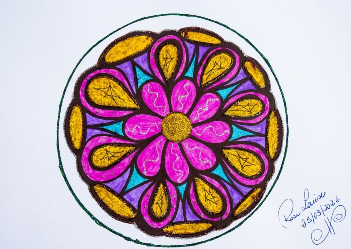 Mandala 5 — A Arte Não Se Impõe: Se Expõe · Rose Louise